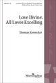 Love Divine, All Loves Excelling SATB choral sheet music cover